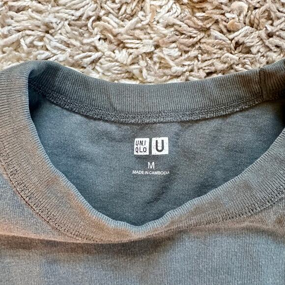 Uniqlo U Christophe Lemaire Faded Gray Tee Men’s M - Picture 3 of 7